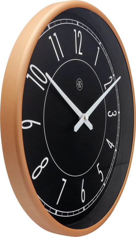 Zegarek NEXTIME 7331. WALL WATCH, Kolor czarny. Unisex.