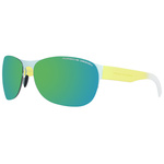 Okulary PORSCHE DESIGN P8581-64D. Okulary przeciwsłoneczne, Kolor zielony. Unisex.