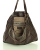 MARCO MAZZINI Torebka miejski shopper bag skóra naturalna handmade brąz