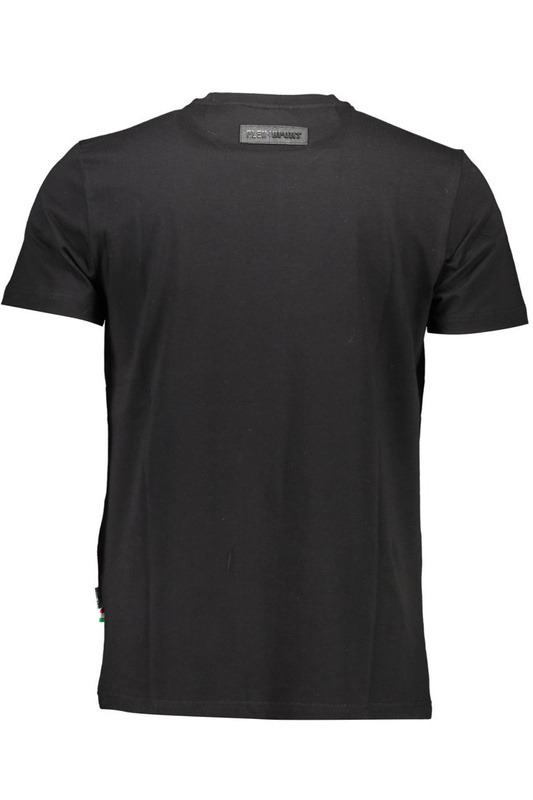 T-SHIRT MĘSKI Z KRÓTKIM RĘKAWEM PLEIN SPORT CZARNY