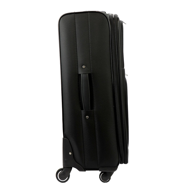 EASY TRIP zestaw podróżnych trzech walizek na kółkach materiałowe