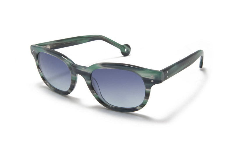 Okulary HALLY&SON HS538S07. Okulary przeciwsłoneczne, Kolor błękitny. Unisex.