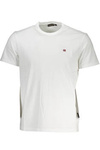 NIEBIESKI T-SHIRT MĘSKI NAPAPIJRI Z KRÓTKIM RĘKAWEM
