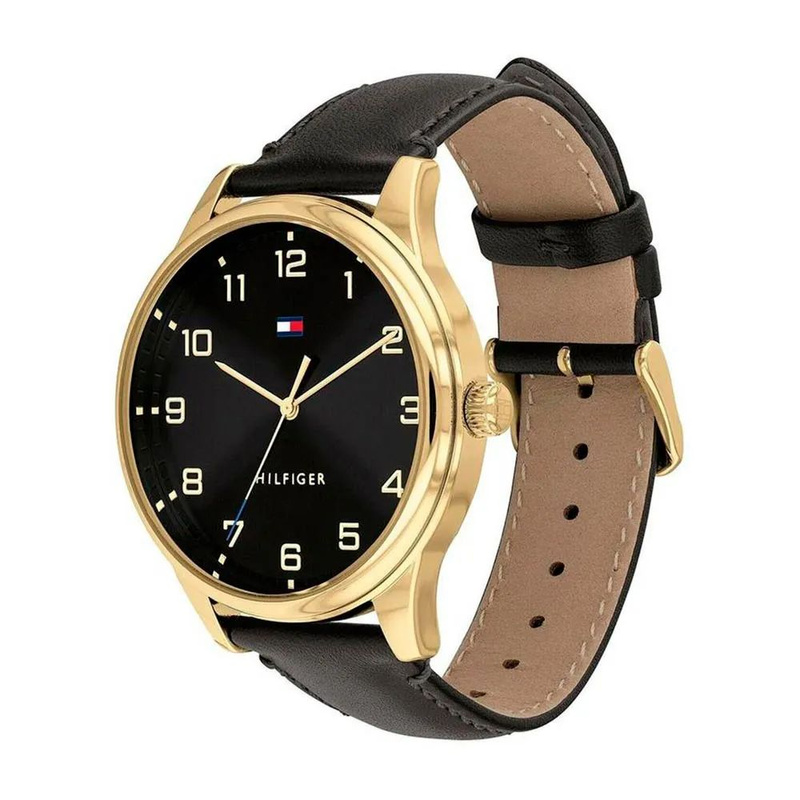 Zegarek TOMMY HILFIGER 1791660. Kwarcowy, Kolor czarny. Mężczyzna.