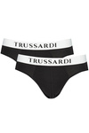 TRUSSARDI CZARNE M�SKIE SLIPSY