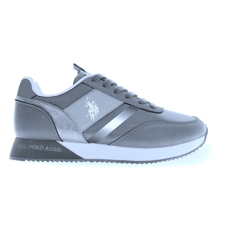 Sneakersy marki U.S. POLO ASSN model NOBIW002W-BNY4 kolor Szary. Obuwie Damskie. Sezon: Cały rok