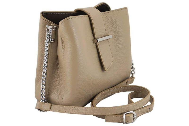 Torebka wizytowa na ramię Barberinis Beżowa ciemna