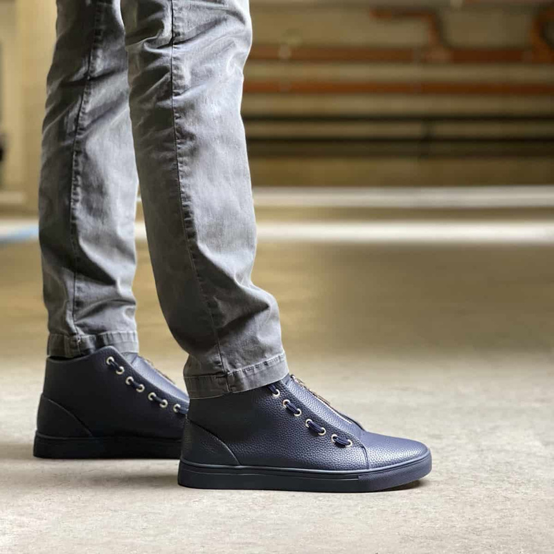 Stylowe Wysokie męskie trampki Sneakersy za kostkę