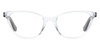 Okulary LOVE MOSCHINO MOL545-TN-900. Okulary, Kolor Crystal. Niemowlę.