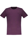 T-SHIRT MĘSKI Z KRÓTKIM RĘKAWEM HARMONT&BLAINE FIOLETOWY