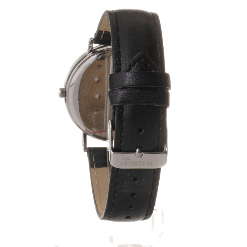 Zegarek MADISON L490B-PN. Kwarcowy, Kolor biały. Unisex.