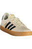 Białe sneakersy damskie ADIDAS Ki 6728 – czarne detale