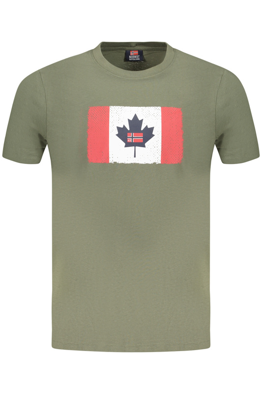 Norway 1963 M�SKA KOSZULKA Z KR�TKIM R�KAWEM ZIELONA