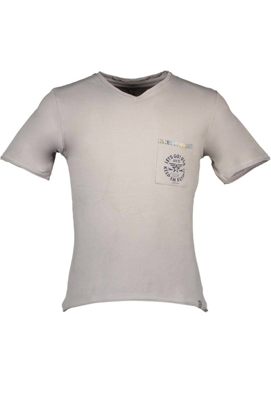 AVX T-SHIRT MĘSKI Z KRÓTKIM RĘKAWEM AVIREX DEPT SZARY