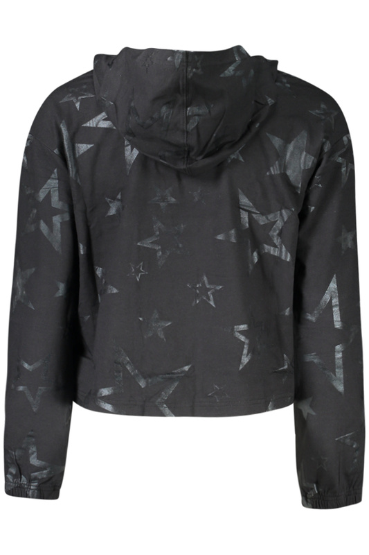 Koszulka z długim rękawem dla dziewcząt Converse, czarna