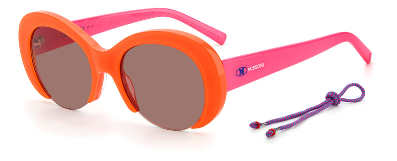 Okulary M MISSONI MMI0071S09Z. Okulary przeciwsłoneczne, Kolor pomarańczowy. Kobieta.