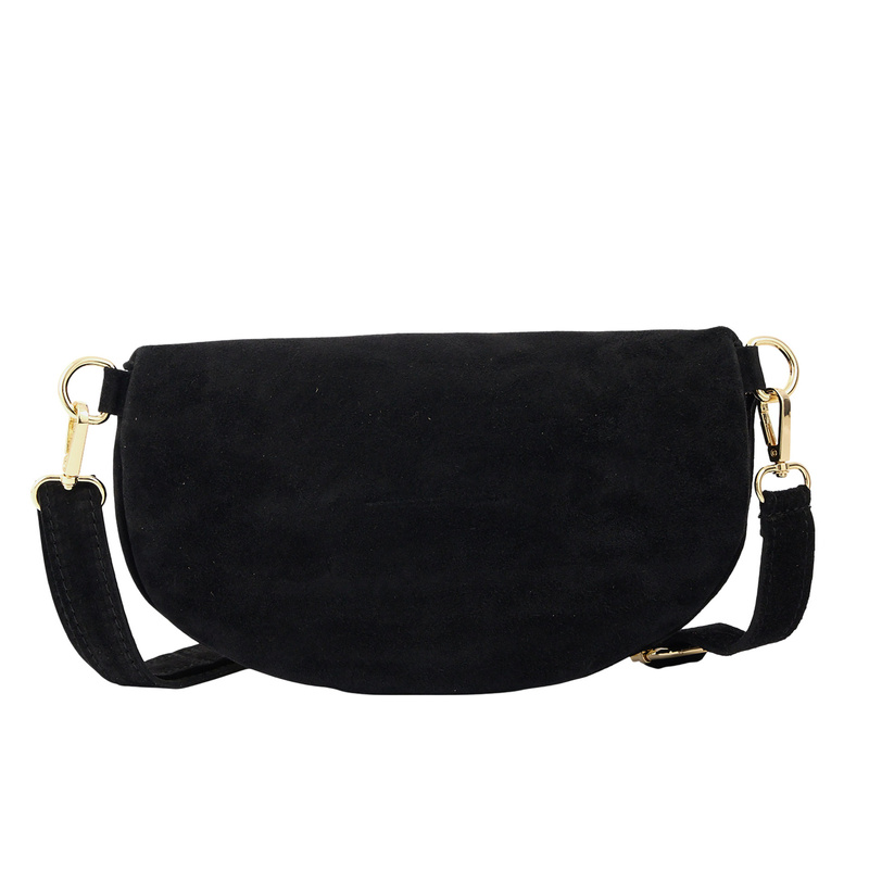 Zamszowa nerka damska Barberinis - Czarna