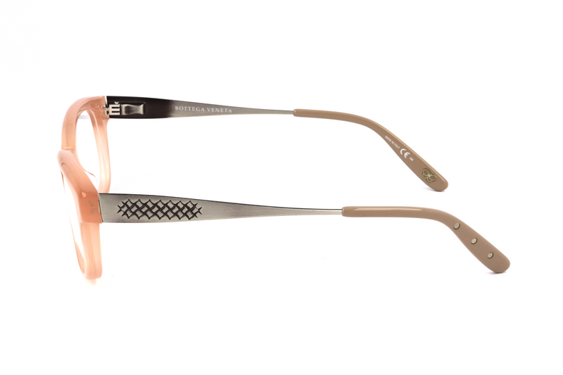Okulary BOTTEGA VENETA BV243F2D. Okulary, Kolor różowy srebrny. Kobieta.