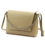 Miejska Listonoszka damska skórzana z łańcuszkiem