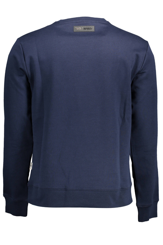 BLUZA PLEIN SPORT BEZ ZAMKA MĘSKA NIEBIESKA