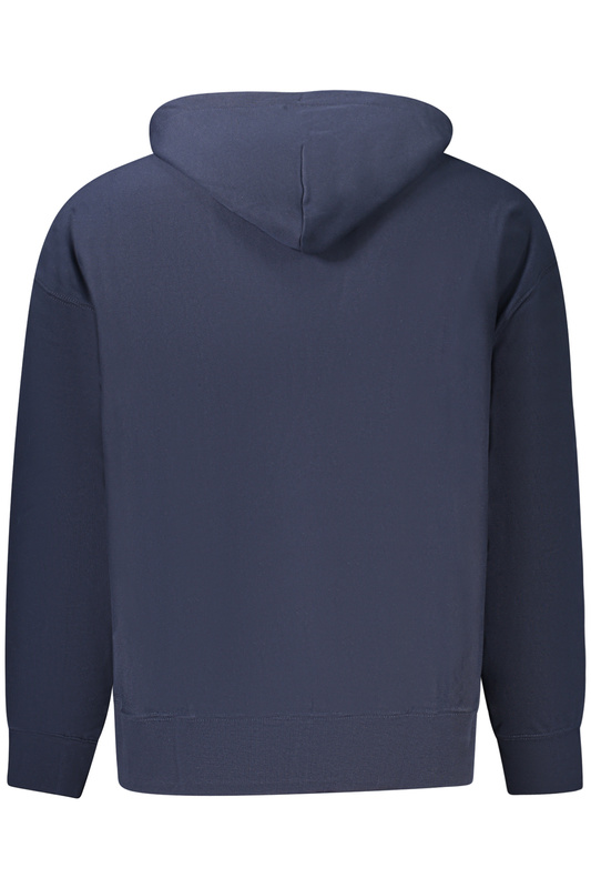 MĘSKA BLUZA Z ROZPINANYM NA ZAMEK CALVIN KLEIN W KOLORZE NIEBIESKIM