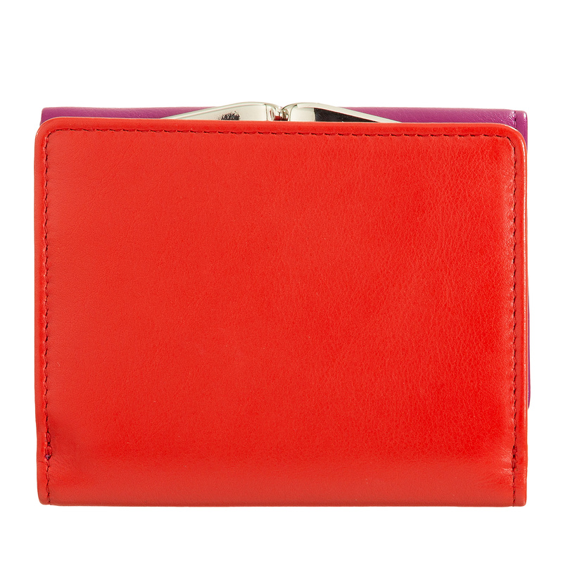 DUDU Damski skórzany stylowy kompaktowy portfel mała portmonetka