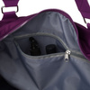 Sportowa torba treningowa z poliestru w fioletowym kolorze - Peterson