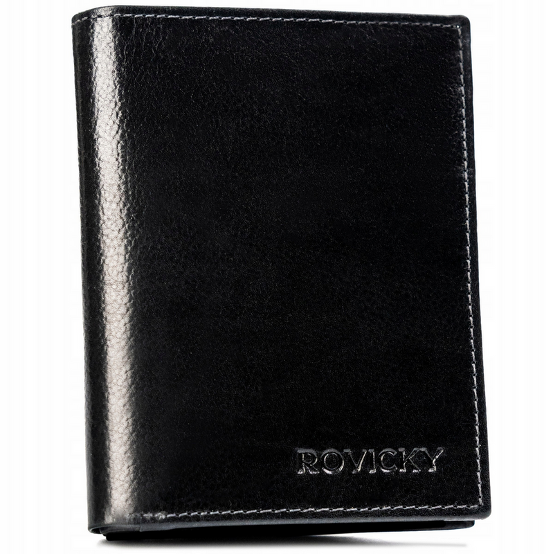 Skórzany męski portfel Rovicky N62-RVT RFID