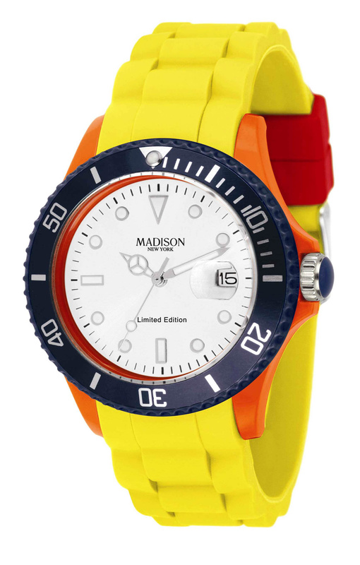 Zegarek MADISON U4484C. Kwarcowy, Kolor biały. Unisex.