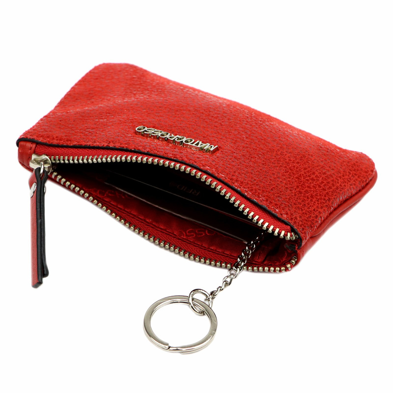 Mato Grosso damskie etui na klucze skóra naturalna portmonetka RFID