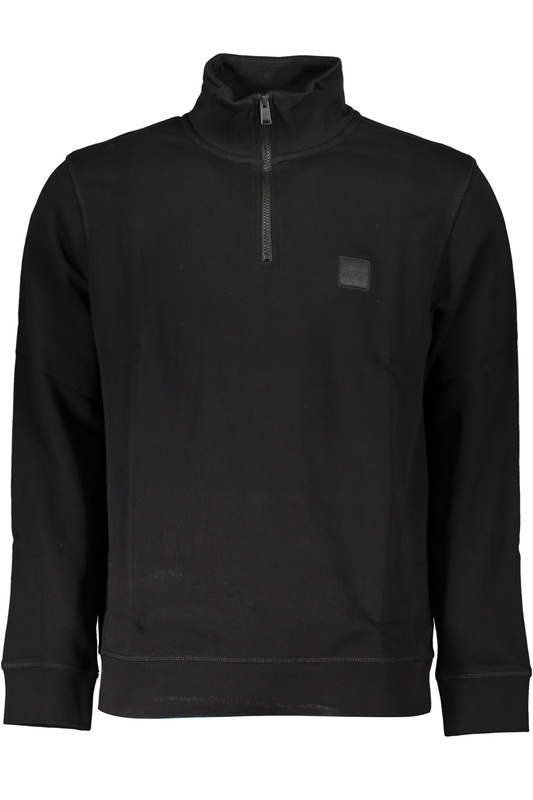 CZARNA BLUZA MĘSKA Z ZAMKIEM HUGO BOSS