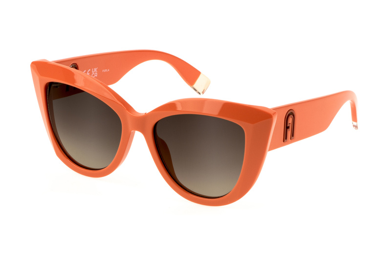 Okulary FURLA SFU711-530AFM. Okulary przeciwsłoneczne, Kolor pomarańczowy. Kobieta.