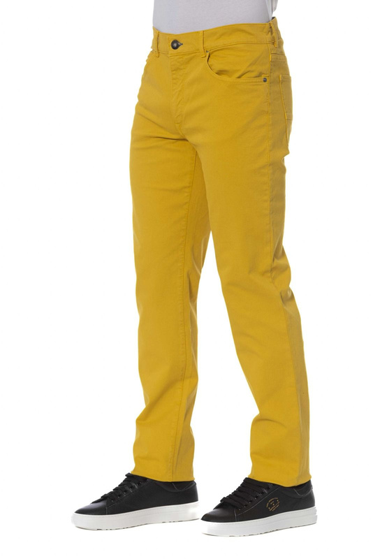 Spodnie marki Trussardi Jeans model 52J00004 1T002360 H 002. Kolor Zółty, Odzież Męskie. sezon: