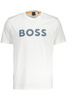 BIAŁY T-SHIRT MĘSKI Z KRÓTKIM RĘKAWEM HUGO BOSS