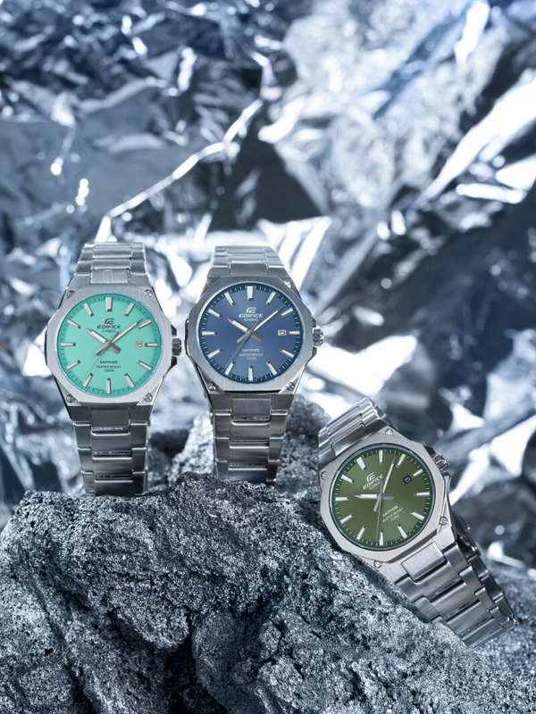 Zegarki marki Casio model EFR-S108D. Kolor Szary, Akcesoria Męskie. sezon: Cały rok