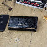 Lakierowana damska portmonetka skórzana Gregorio