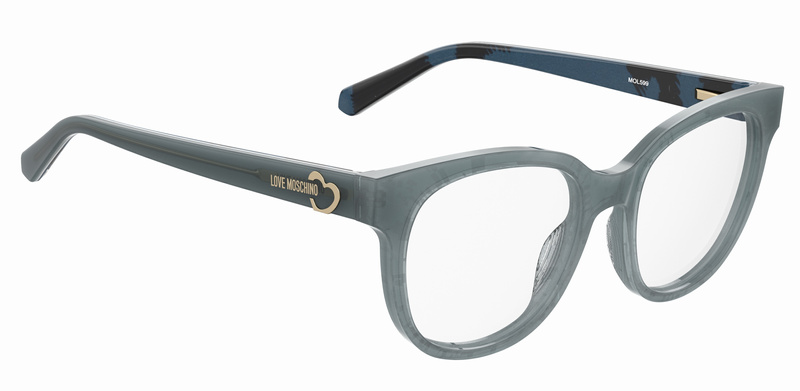 Okulary LOVE MOSCHINO MOL599GF5F118. Okulary, Kolor niebieski. Kobieta.