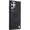 BMW BMHMS24L23RTPK S24 Ultra S928 czarny/black hardcase Signature Leather Half Textured & Circle MagSafe