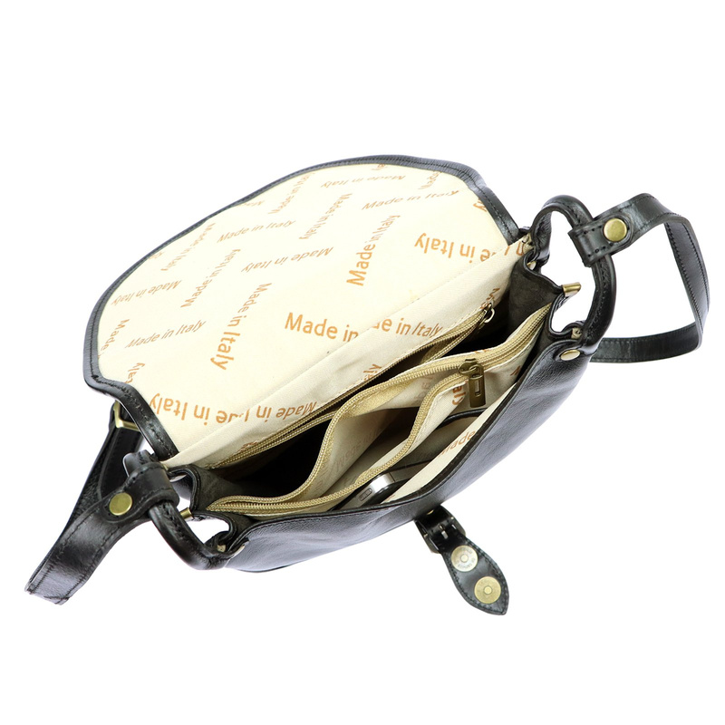 Florence damska listonoszka skóra naturalna torebka na ramię klapa magnes