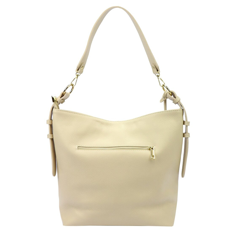 Gregorio pojemna damska torebka na ramię skóra naturalna shopperbag