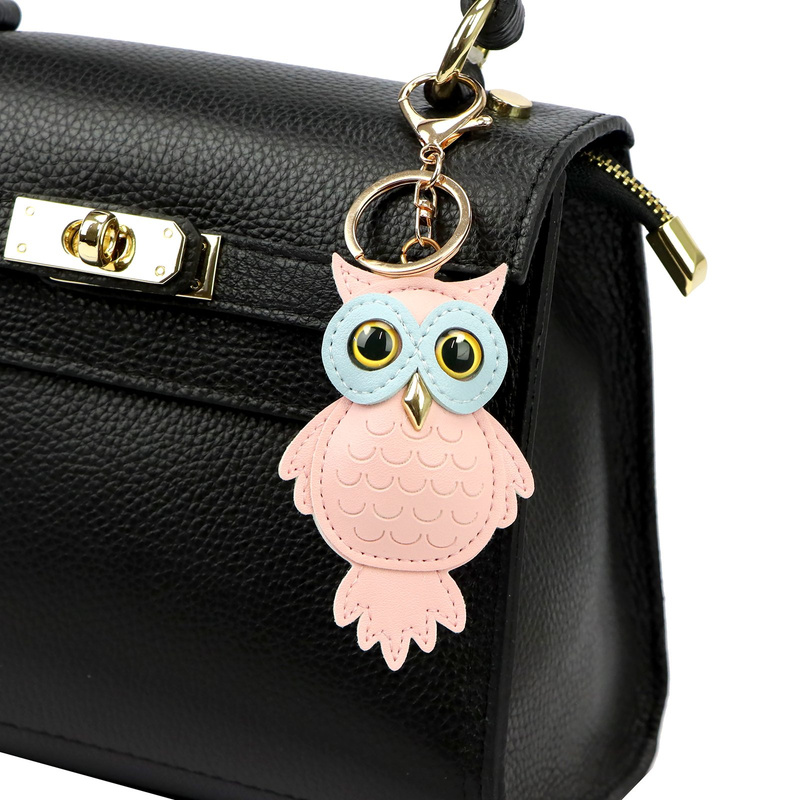Skórzany brelok do kluczy sowa Florence BRE-9 OWL