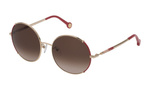 Okulary CAROLINA HERRERA SHE152-560357. Okulary przeciwsłoneczne, Kolor różowy złoty. Kobieta.
