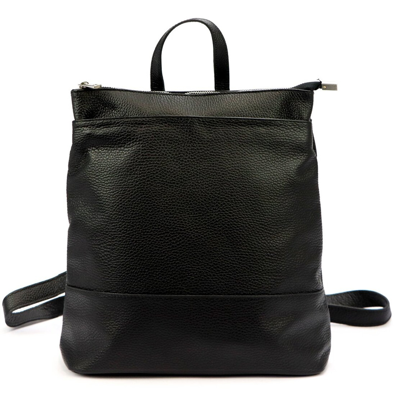 Luka Skórzany damski miejski plecak na ramię z kieszeniami pojemny