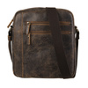 Torba męska skórzana vintage szary TM380s342