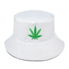Biały kapelusz dwustronny bucket hat wędkarski modny kap-m1