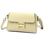 Luka damska listonoszka skóra naturalna torebka przez ramię z klapą