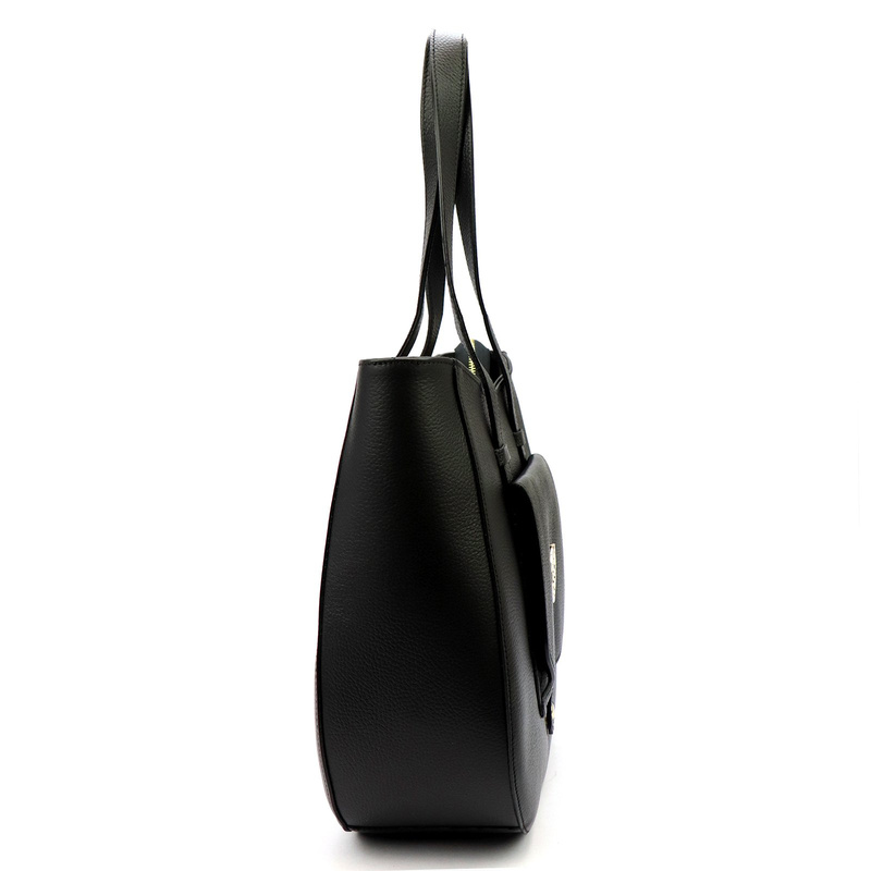 Gregorio duża Skórzana damska shopperbag torebka na ramię z kieszenią