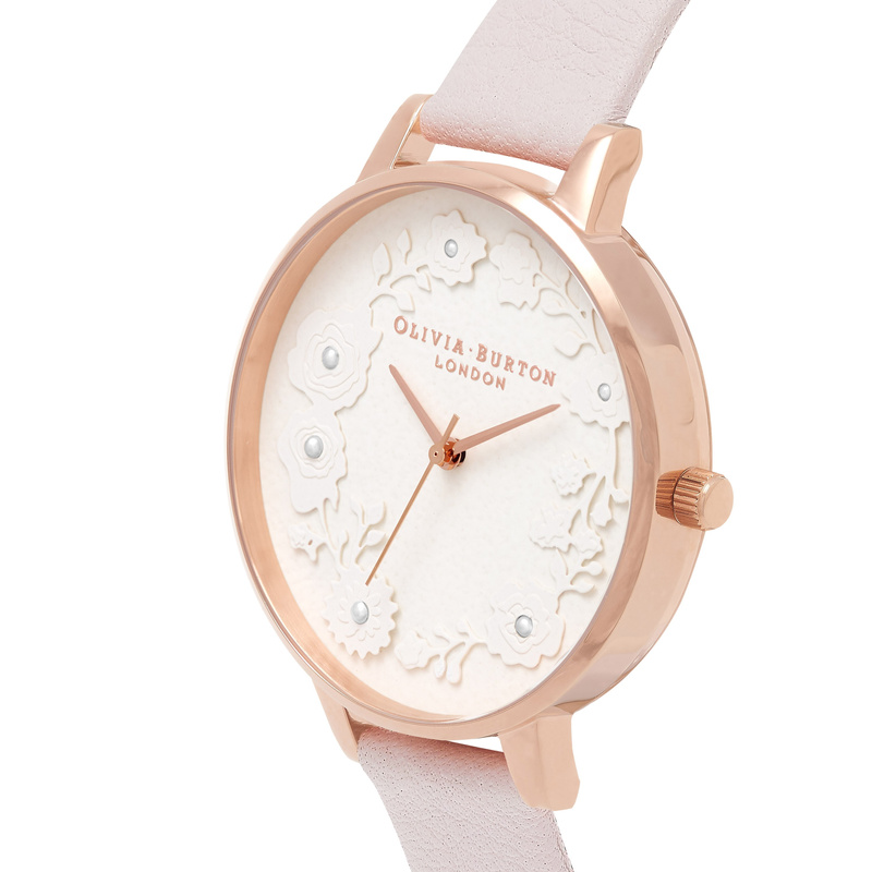 Zegarek OLIVIA BURTON OB16AN03. Kwarcowy, Kolor różowy. Kobieta.