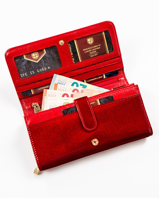 Skórzany damski portfel Peterson PTN 421077-SH-1