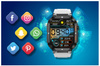 SMARTWATCH MĘSKI GRAVITY GT6-8 - WYKONYWANIE POŁĄCZEŃ, MONITOR SNU (sg020h)